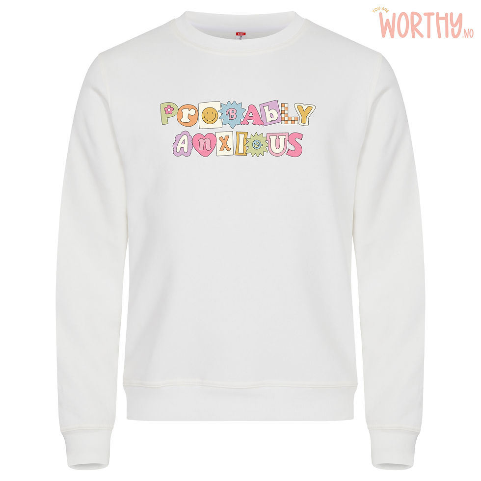 Miniatyrbilde: Probably Anxious | Unisex Genser