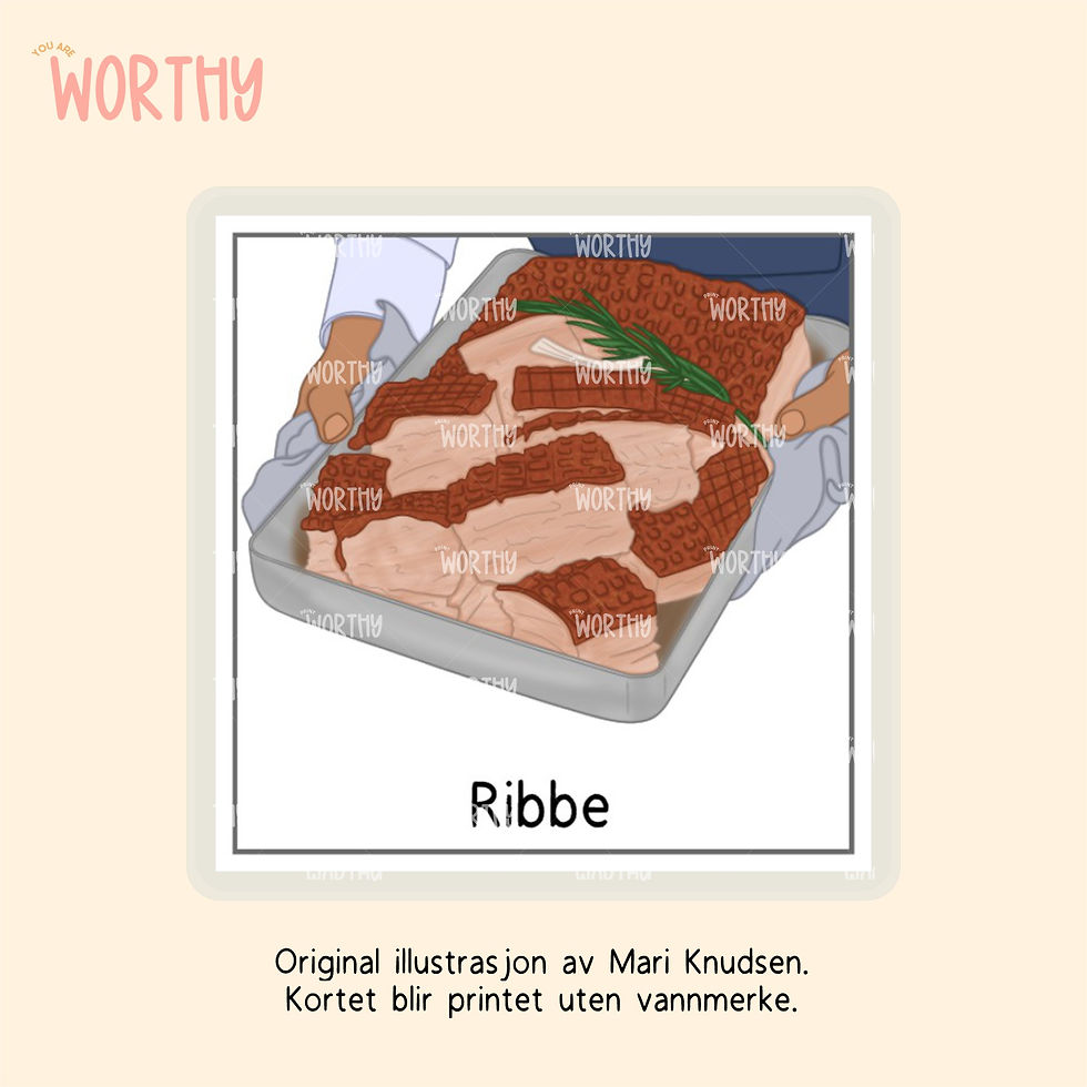 Miniatyrbilde: Ribbe - Bildekort