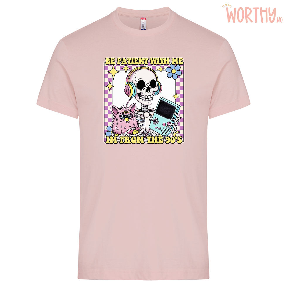 Miniatyrbilde: Be patient with me I’m from the 90s | Unisex T-skjorte