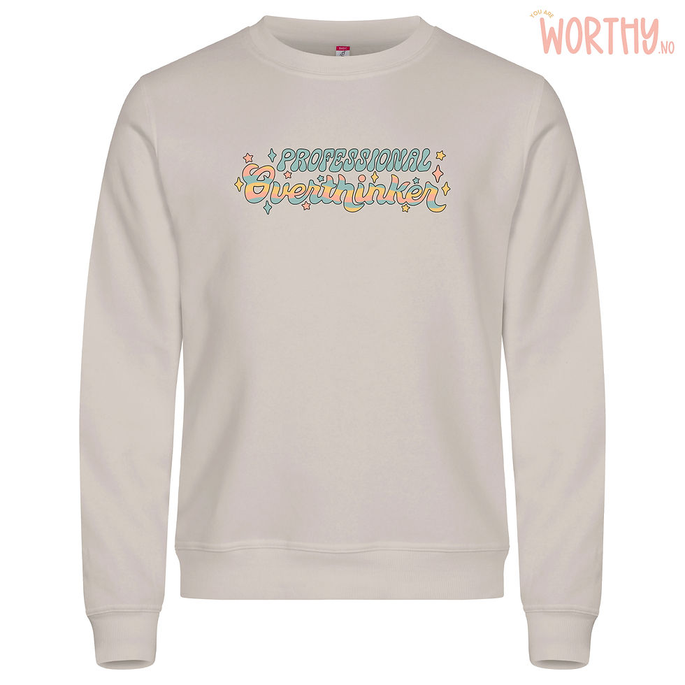 Miniatyrbilde: Professional overthinker | Unisex Genser