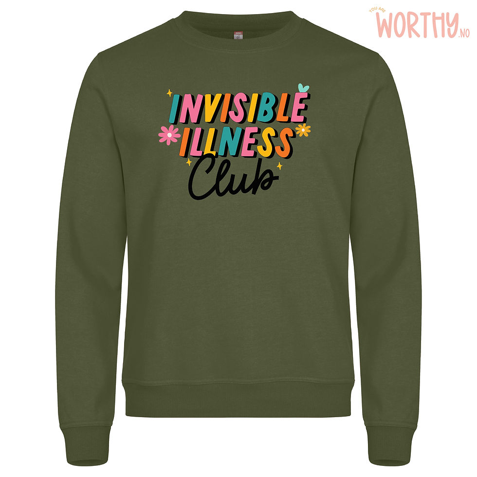 Miniatyrbilde: Invisible Illness Club | Unisex Genser