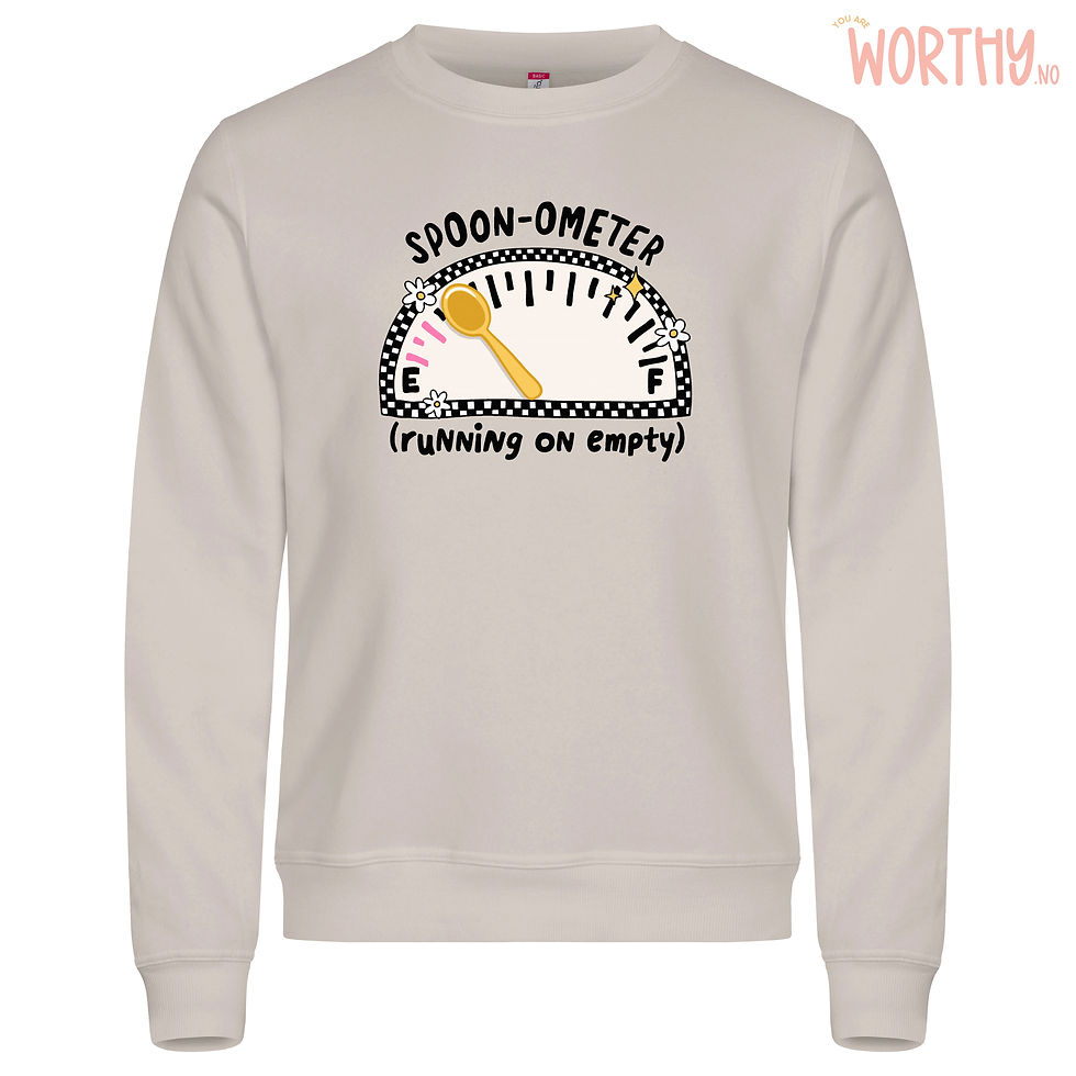 Miniatyrbilde: Spoon-o-meter | Unisex Genser