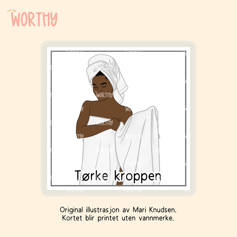 Miniatyrbilde: Tørke kroppen - Bildekort