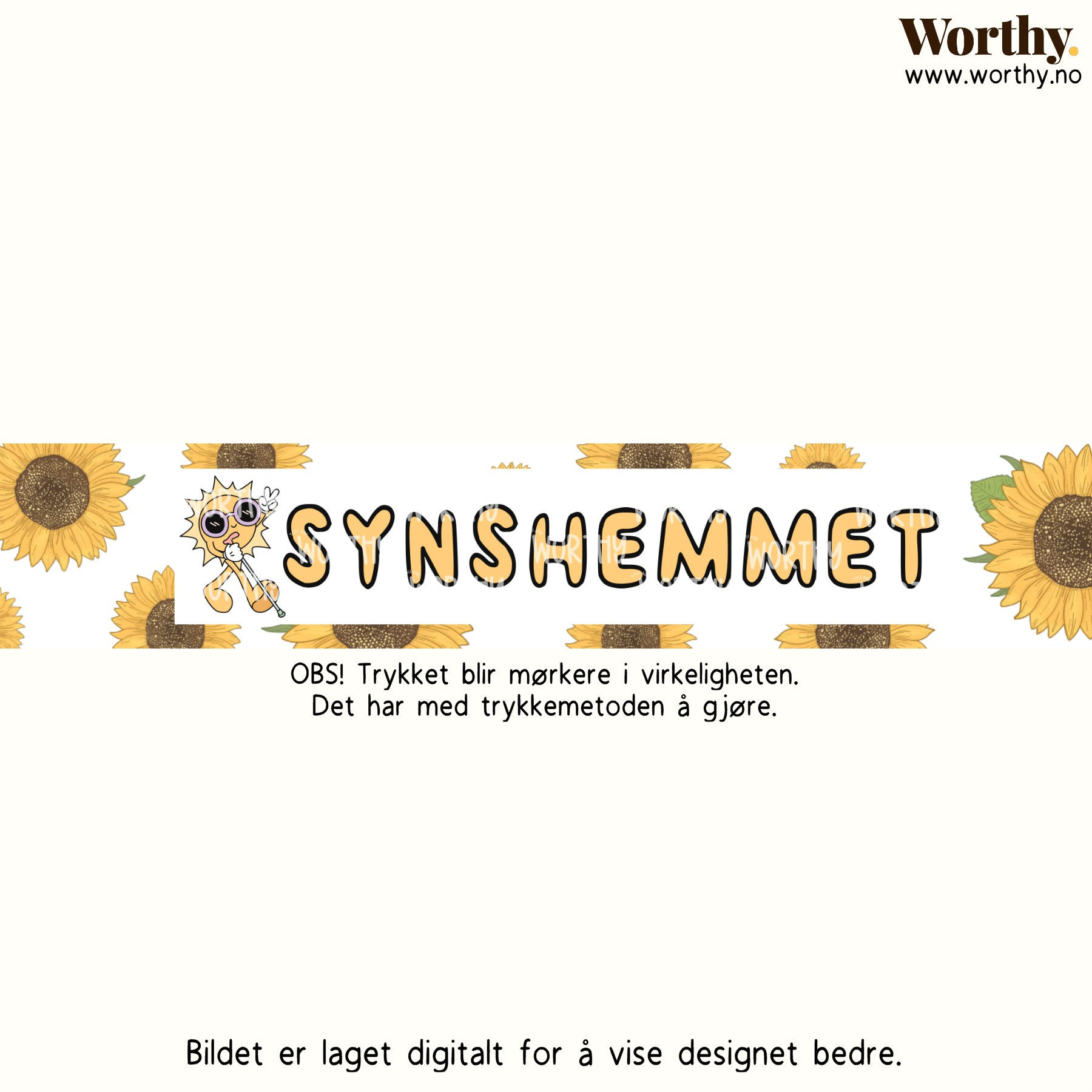 Synshemmet | Solsikkearmbånd