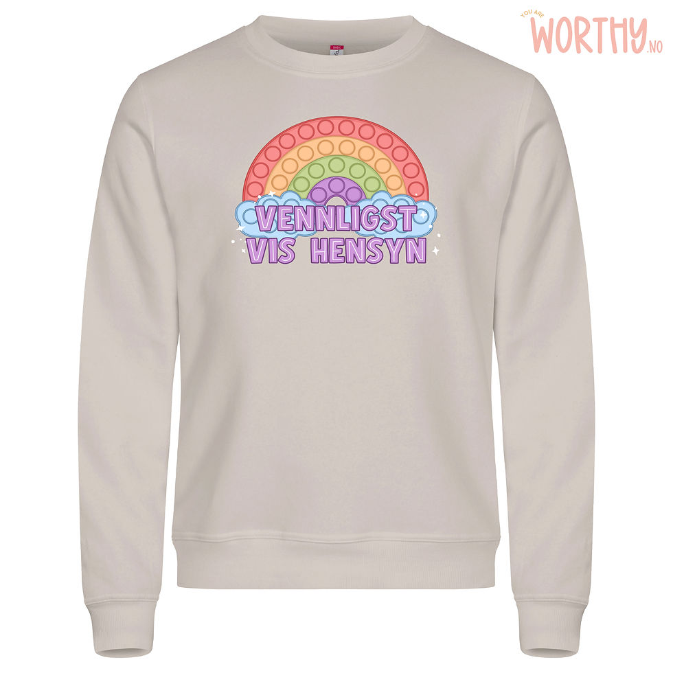 Miniatyrbilde: Vis hensyn Popit | UTGÅR | Unisex Genser