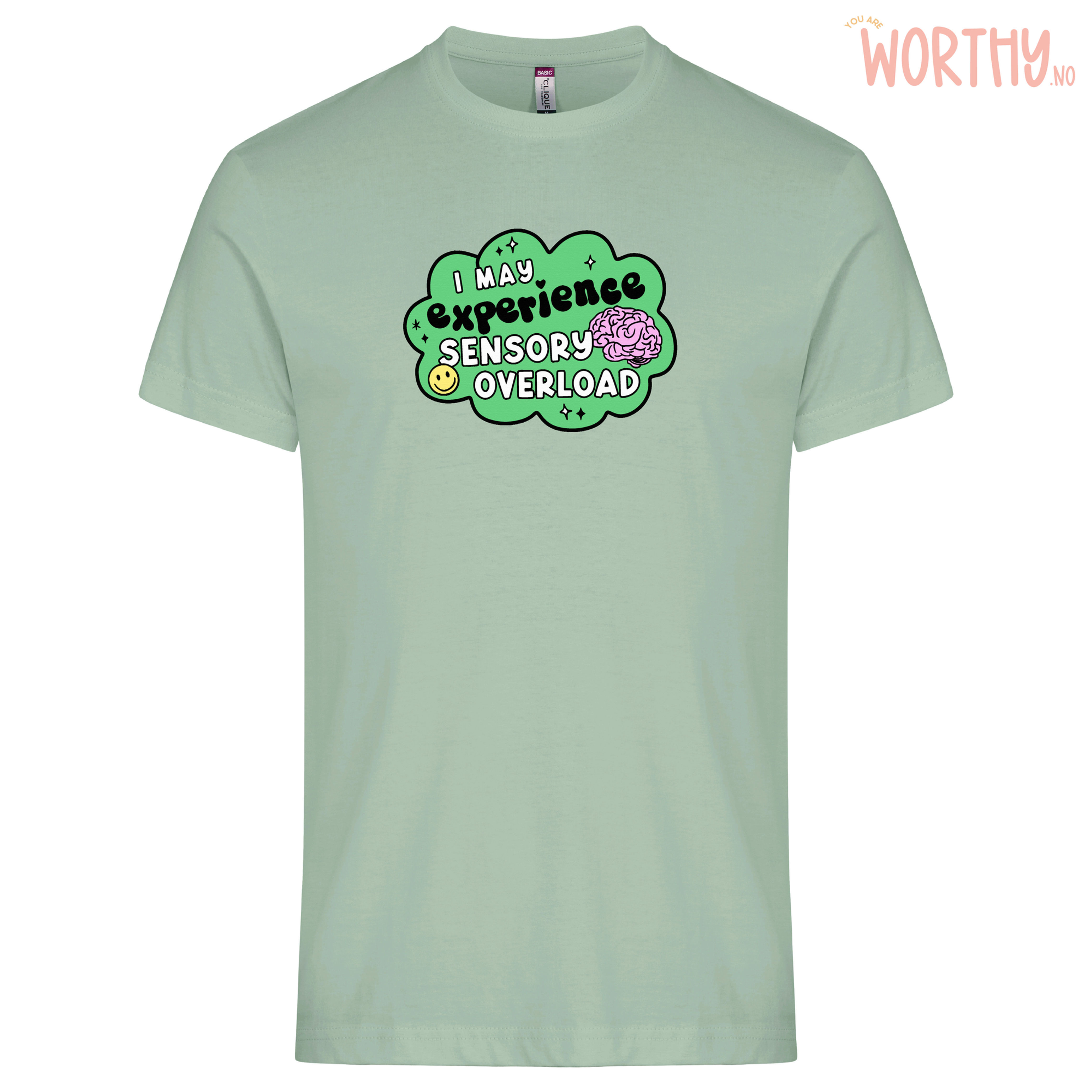 I may experience sensory overload | Unisex T-skjorte