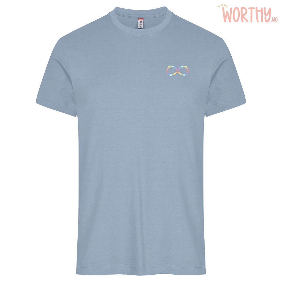 Miniatyrbilde: Infinity hjerter mini | UTGÅR | Unisex T-skjorte