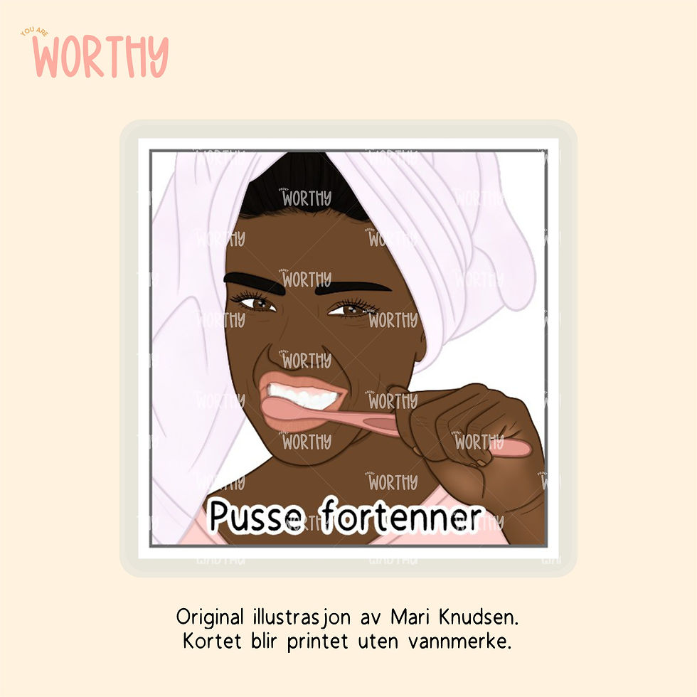 Miniatyrbilde: Pusse fortenner - Bildekort