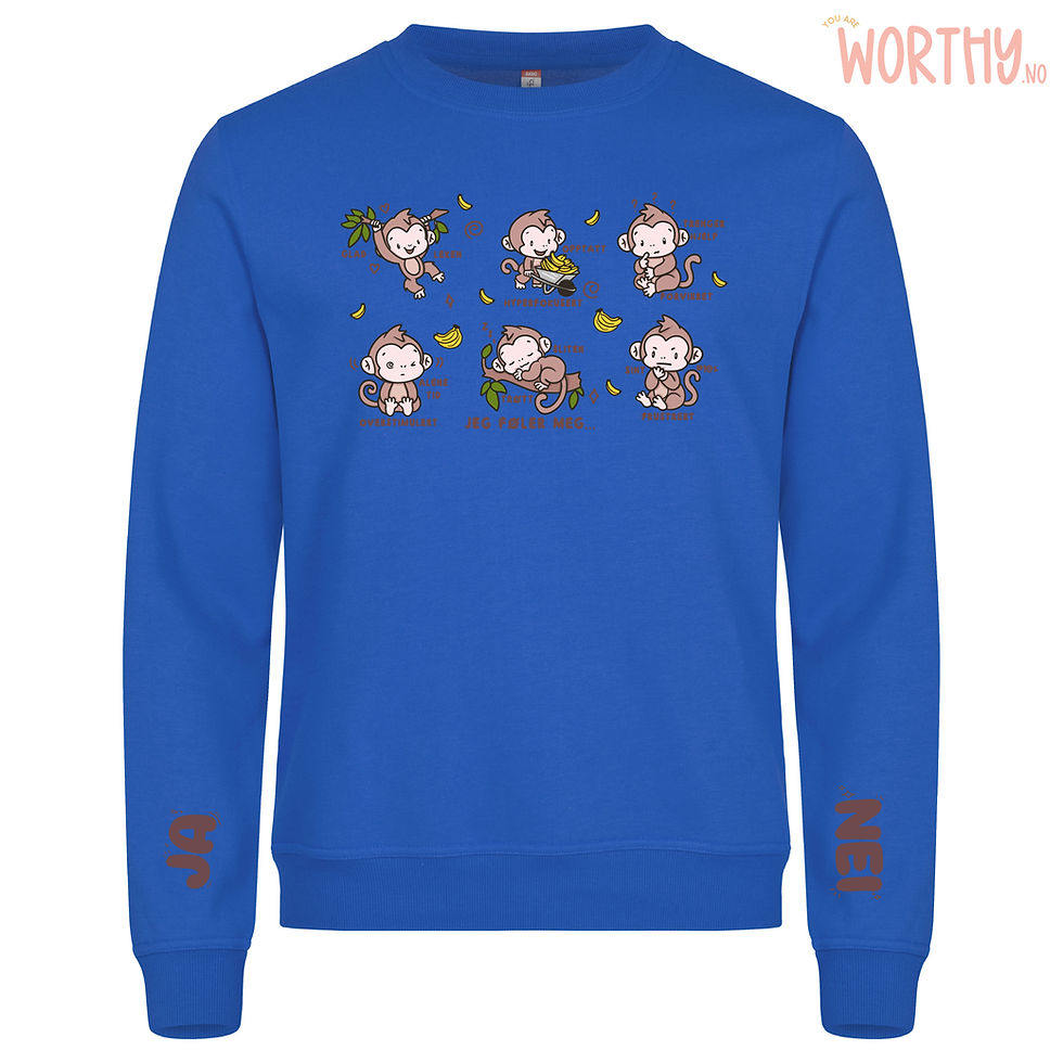 Miniatyrbilde: Monkey business | UTGÅR | Unisex Genser