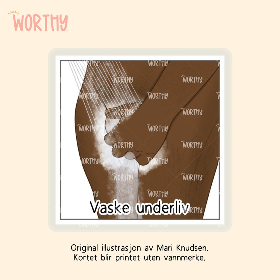 Miniatyrbilde: Vaske underliv gutt - Bildekort