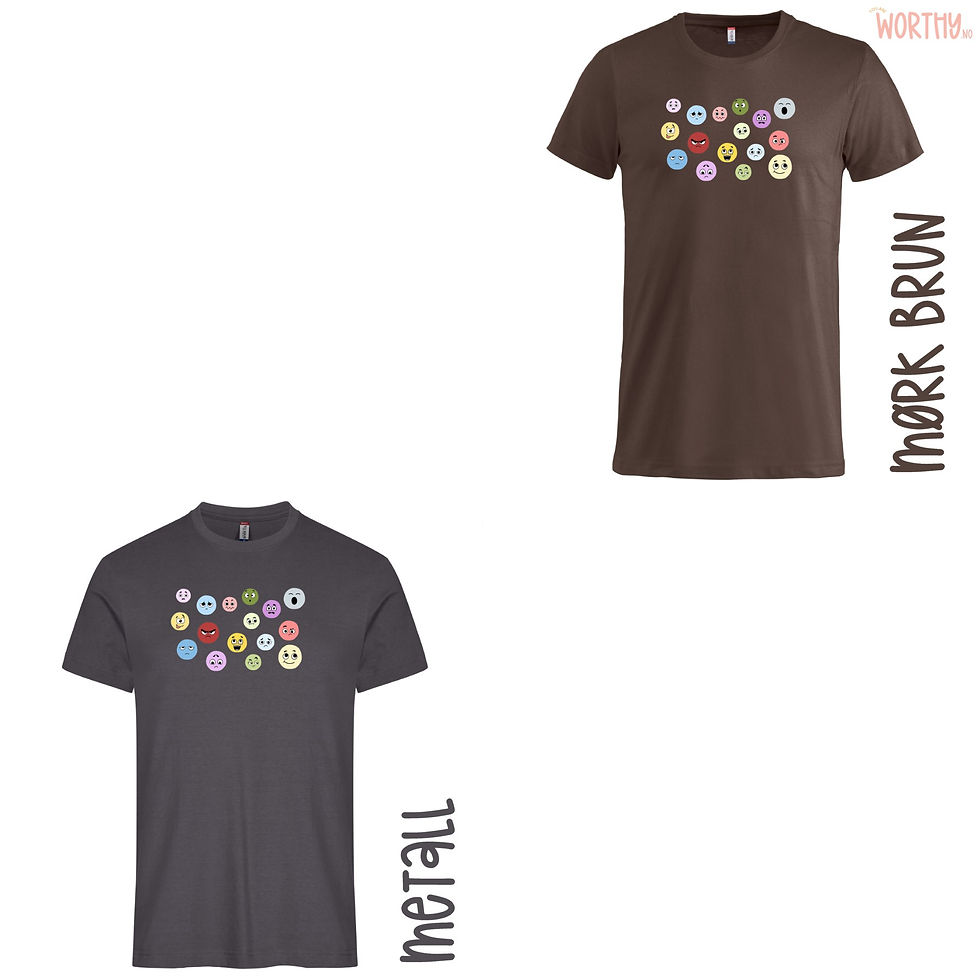 Miniatyrbilde: Følelsesvirvar | UTGÅR | Unisex T-skjorte