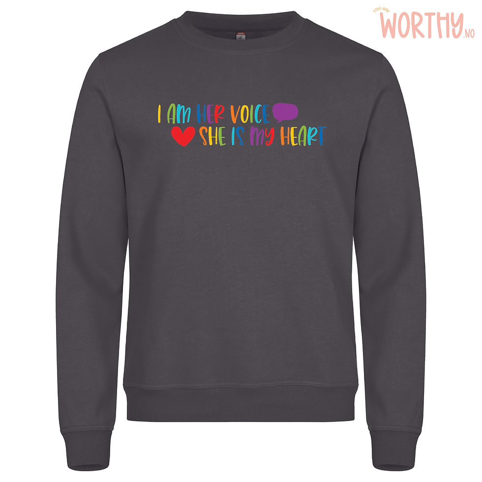 Miniatyrbilde: I am her voice | UTGÅR | Unisex Genser