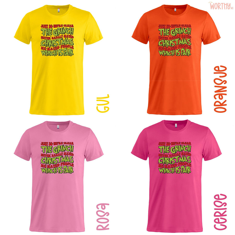 Miniatyrbilde: Grinchen | Unisex T-skjorte