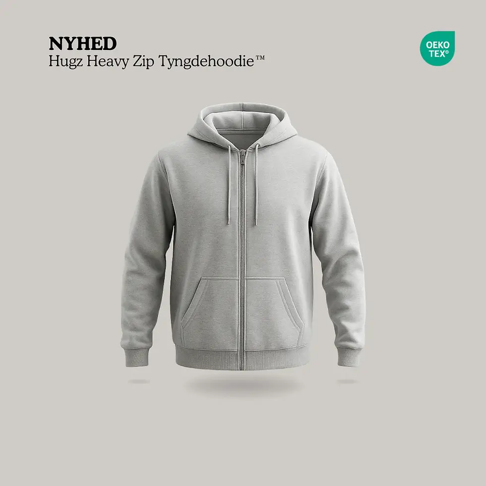 Miniatyrbilde: Hugz Heavy ZIP Tyngdehoodie™