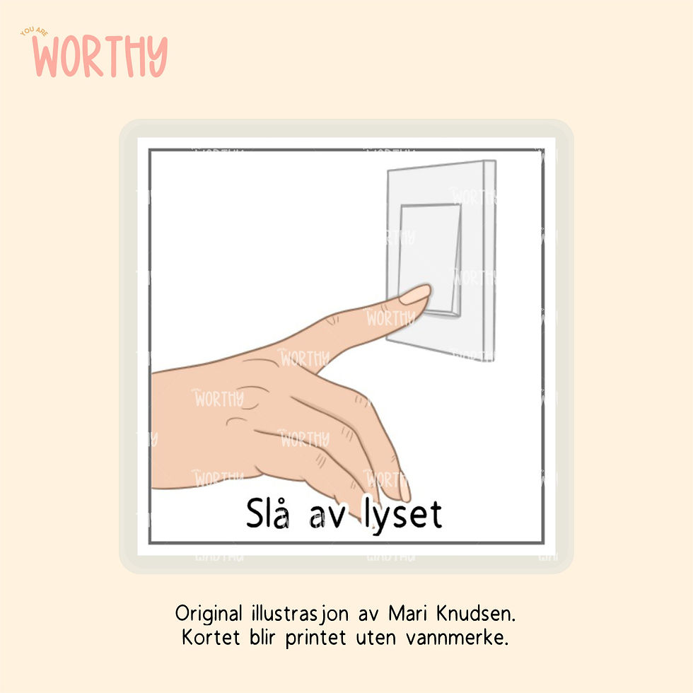 Miniatyrbilde: Slukke lyset - Bildekort