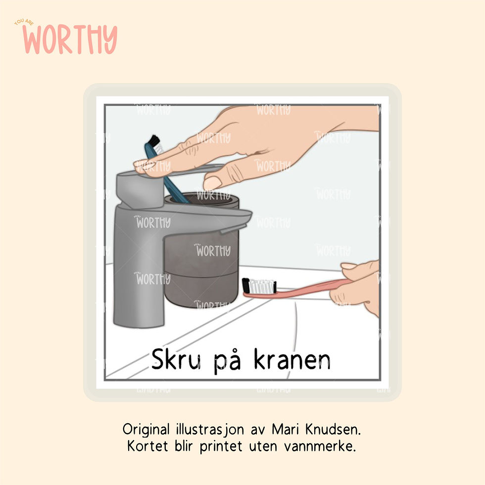 Skru på kranen - Bildekort