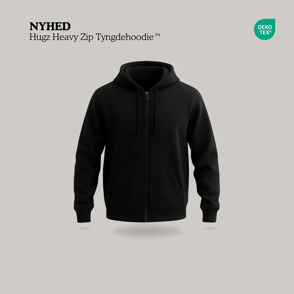 Miniatyrbilde: Hugz Heavy ZIP Tyngdehoodie™