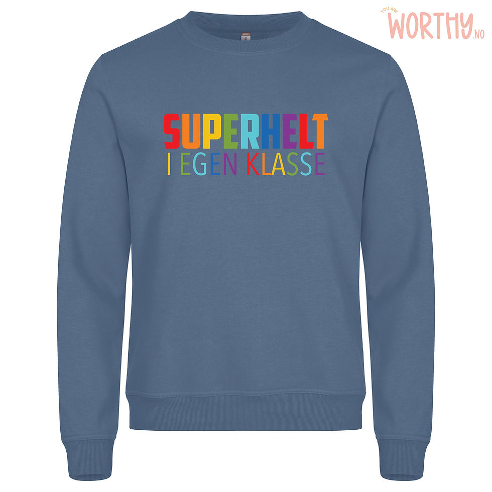 Miniatyrbilde: Superhelt i egen klasse | Autisme | UTGÅR | Unisex Genser