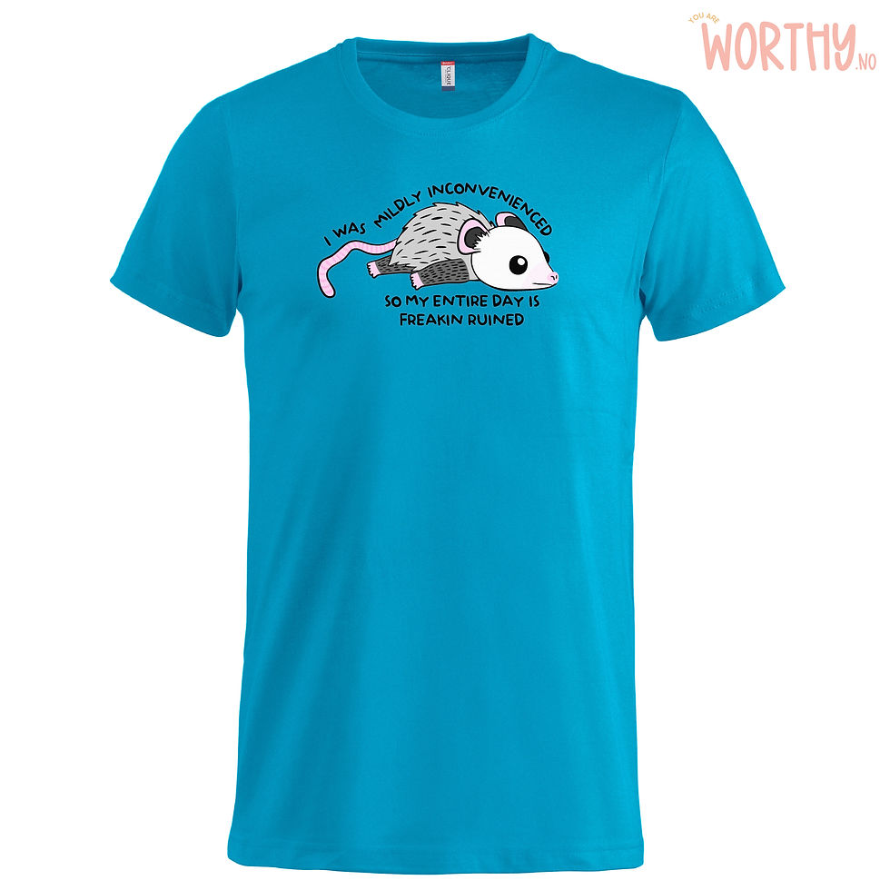 Miniatyrbilde: I was mildly inconvenienced | Unisex T-skjorte