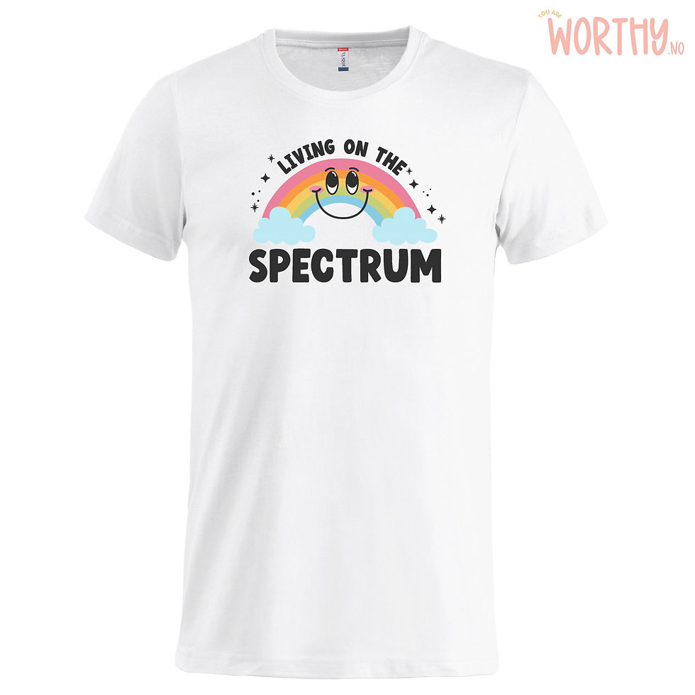 Miniatyrbilde: Living On The Spectrum | Unisex T-skjorte
