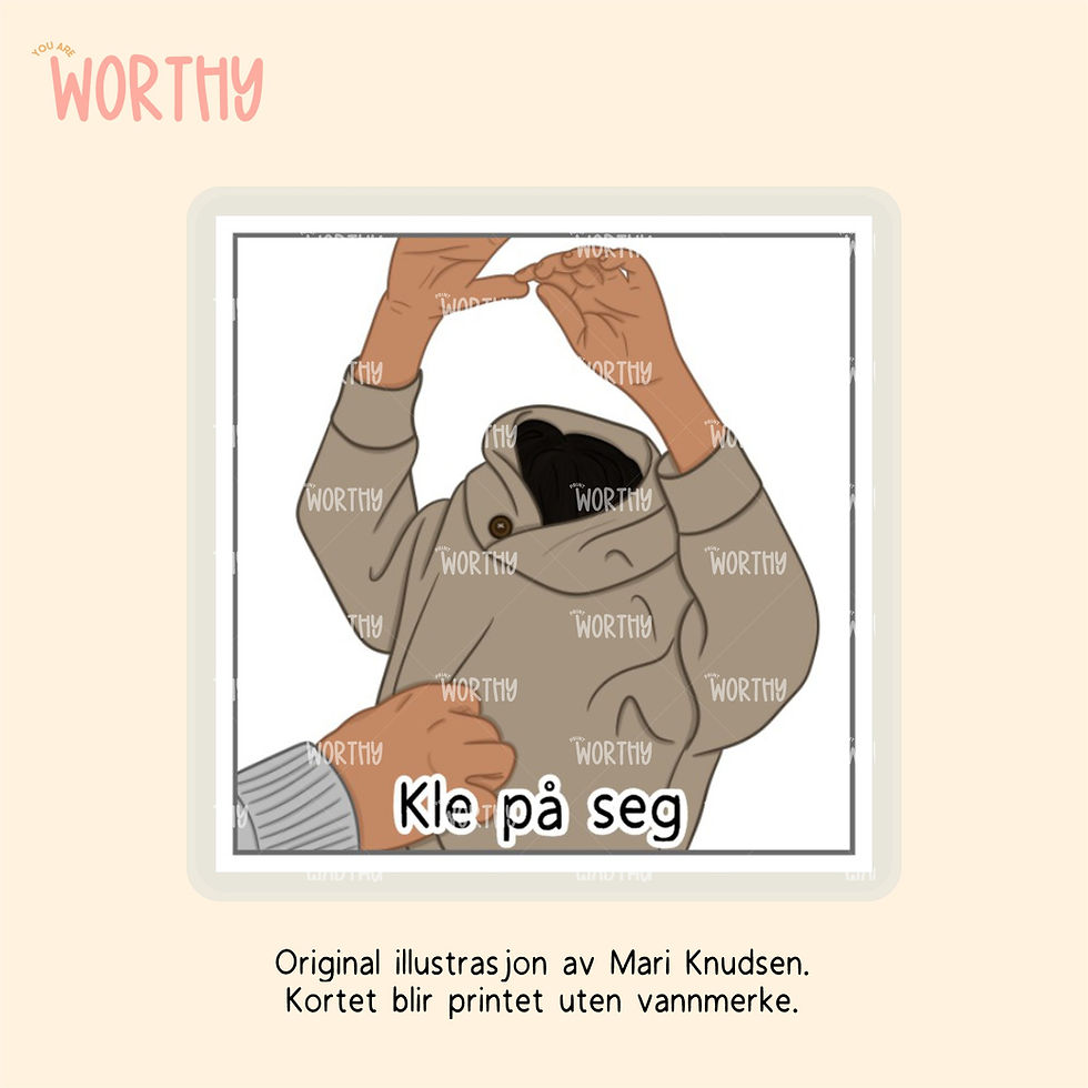 Miniatyrbilde: Kle på seg - Bildekort