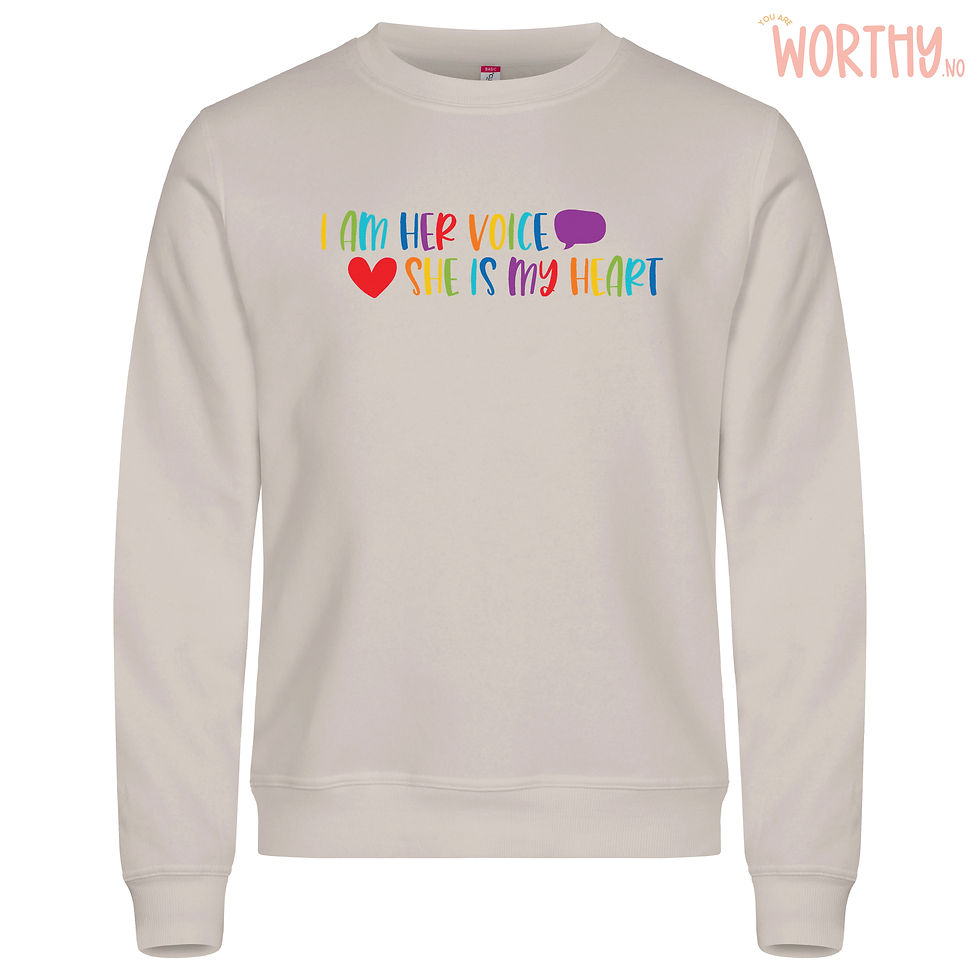 Miniatyrbilde: I am her voice | UTGÅR | Unisex Genser