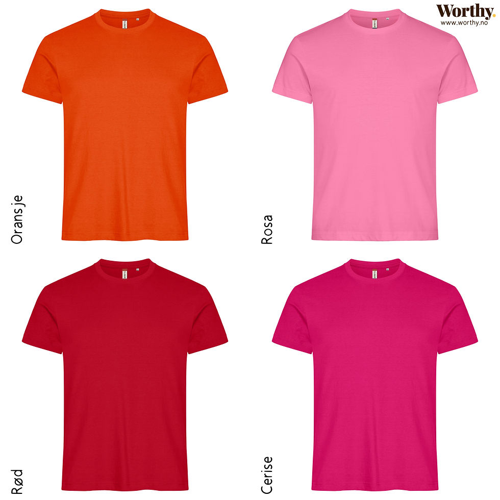 Miniatyrbilde: Unisex Basic T-skjorte | Uten trykk