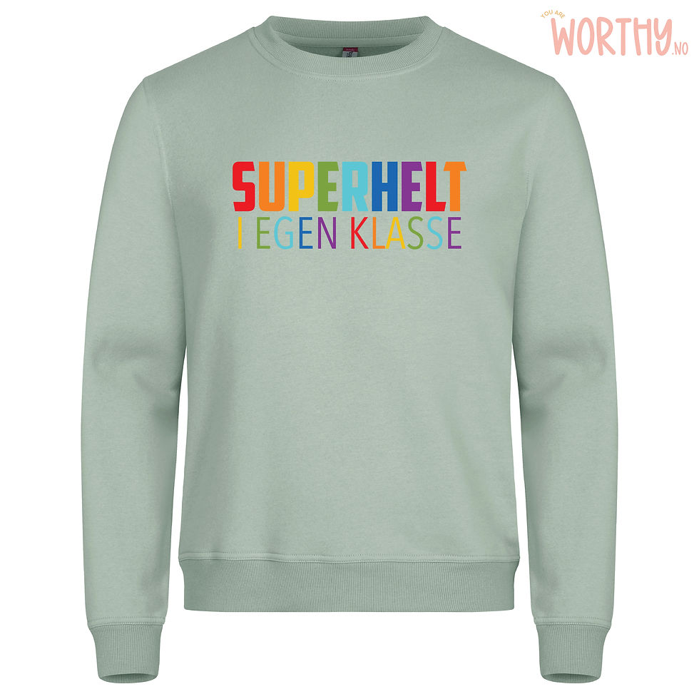Miniatyrbilde: Superhelt i egen klasse | Autisme | UTGÅR | Unisex Genser