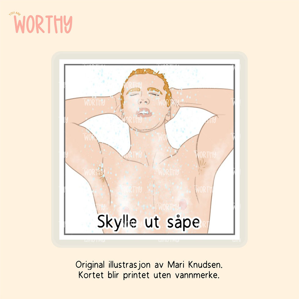 Miniatyrbilde: Skylle ut såpe - Bildekort