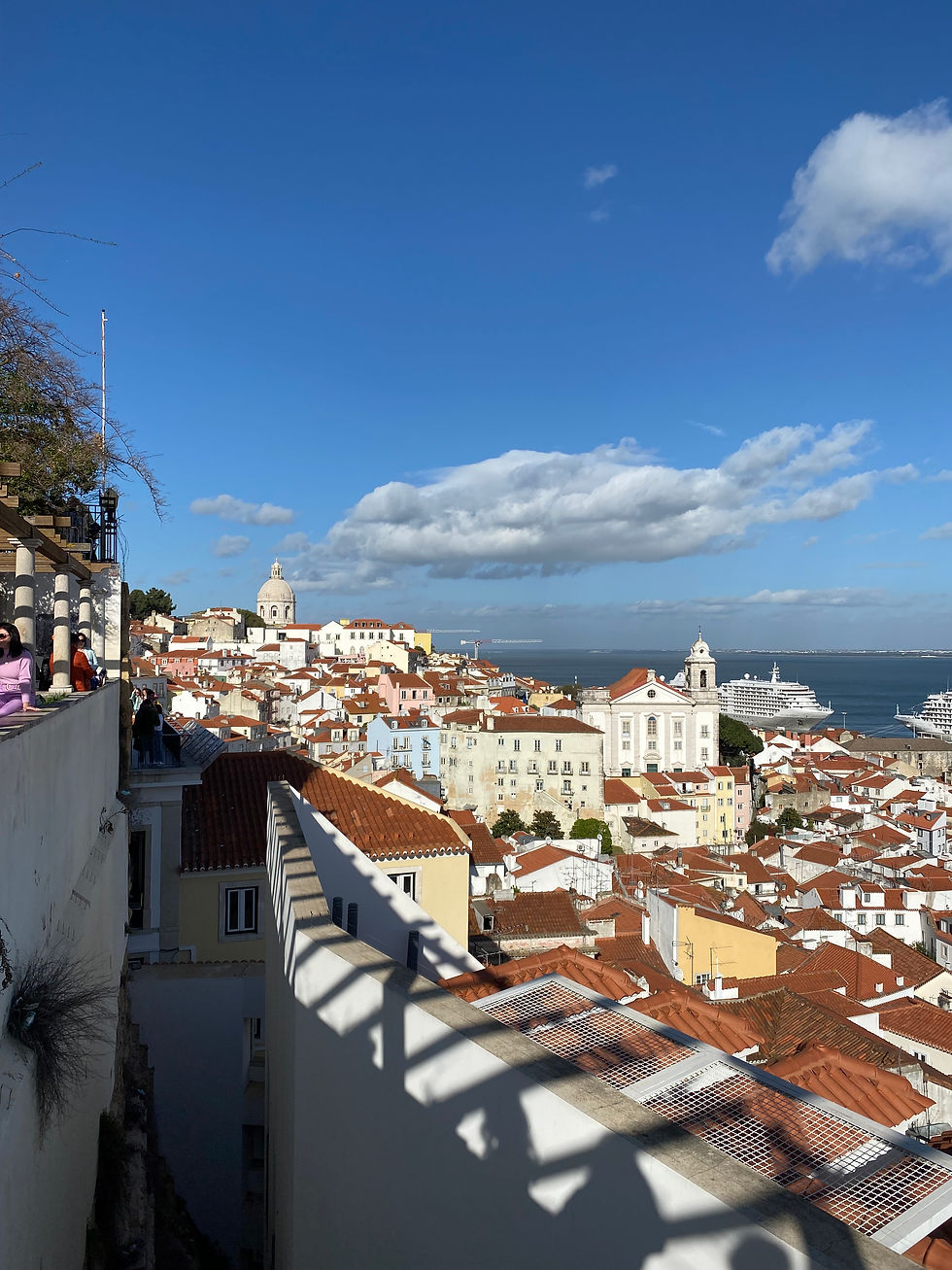 Viewpoint in Lisbon, Portugal