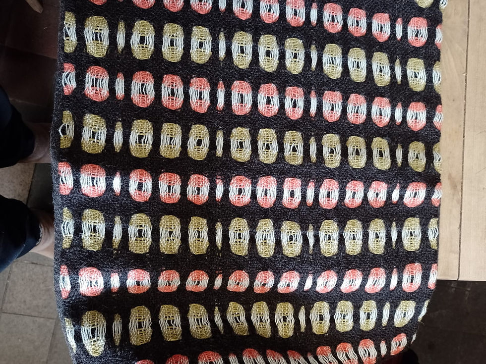 Thumbnail: Black ground, orange and acid green circles