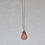 Thumbnail: Rose Gold Pave' Ball Necklace NL095-SS