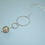 Thumbnail: Gold Crystal Pave' Ball & Circle Necklace   NL026-SS