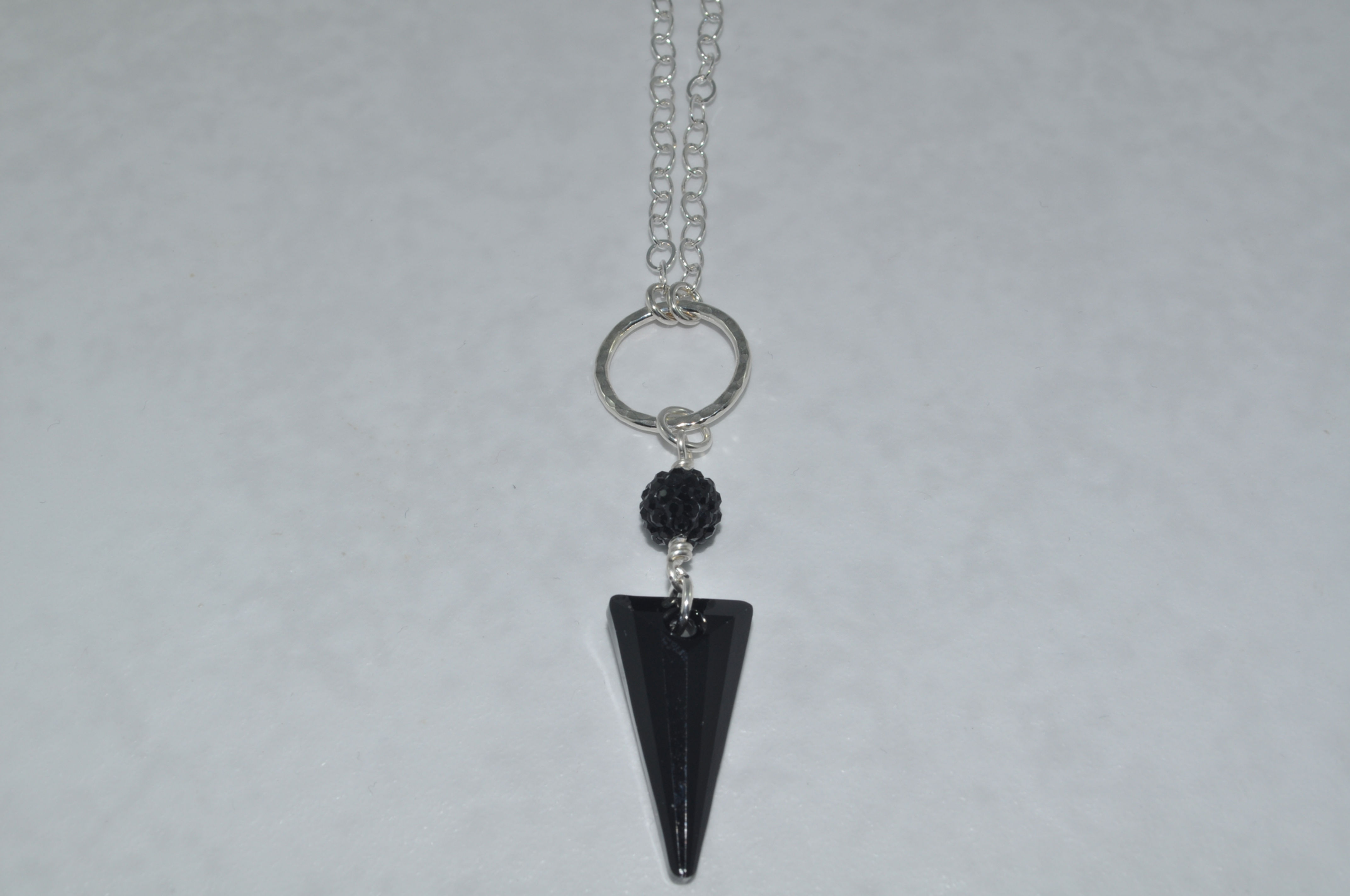 Black Spike Necklace NL072-SS