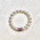 Thumbnail: Kids Pearl & Pave' Ball Stretch Bracelet B151-SS