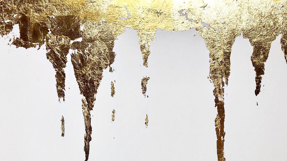 Thumbnail: GOLDEN DROPS 80 x 120 cm 