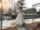 Mixer truck is transport cement to the casting place on building site,Selective focus.Conc