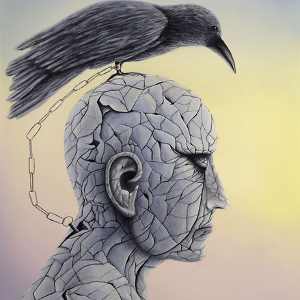 Surrealism / fantasy art acrylic painting by polish artist ASENSIR
Surrealizm sztuka fantastyczna polski artysta malarz obraz akrylowy na płótnie