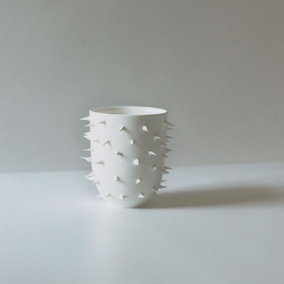 Thumbnail: White Cactus Tea Cup