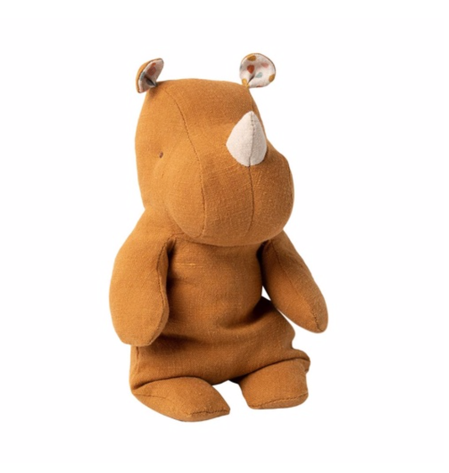 Maileg Small Rhino - Ocher