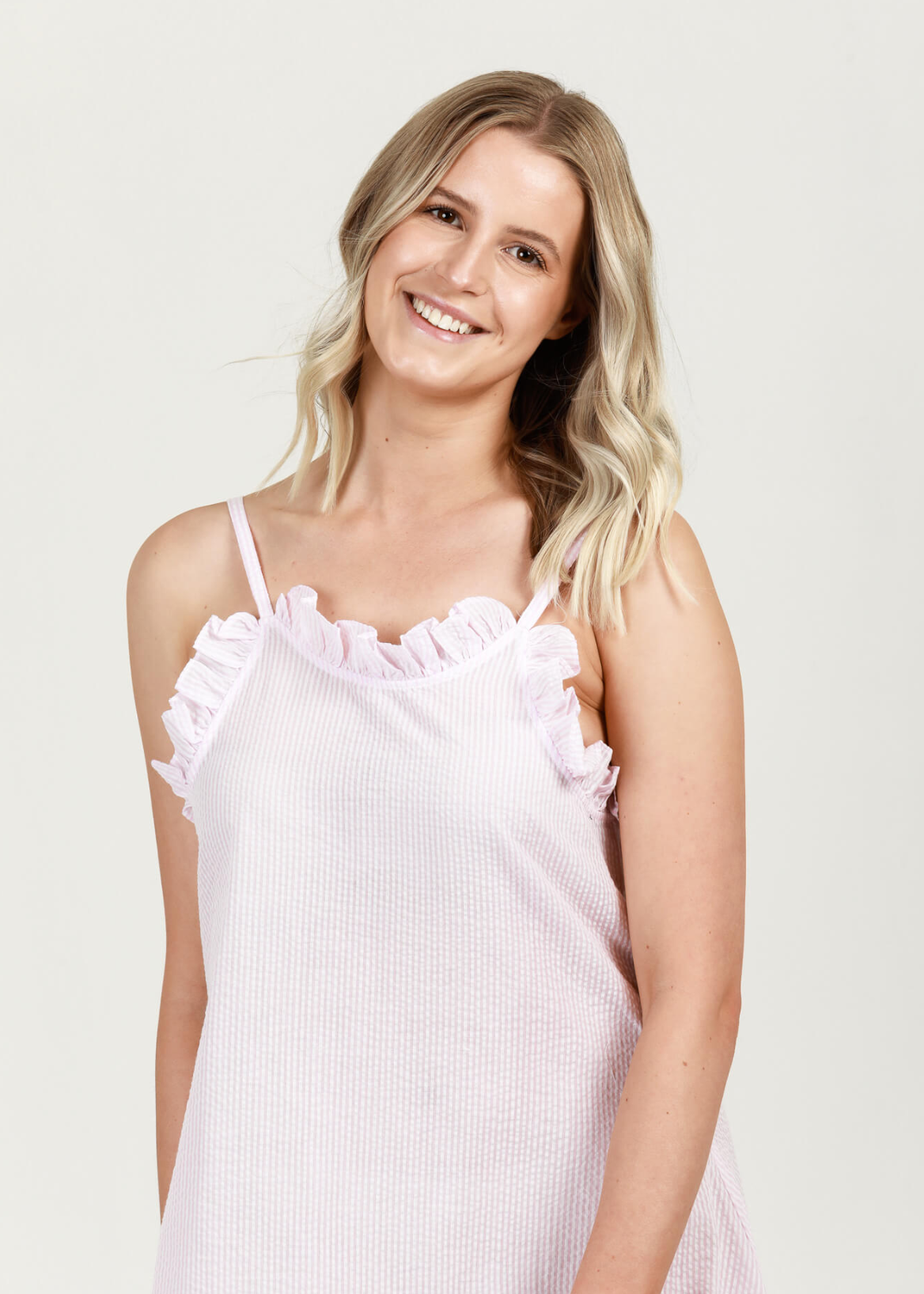 FINDLAY The Label - The Sarah Pink Seersucker