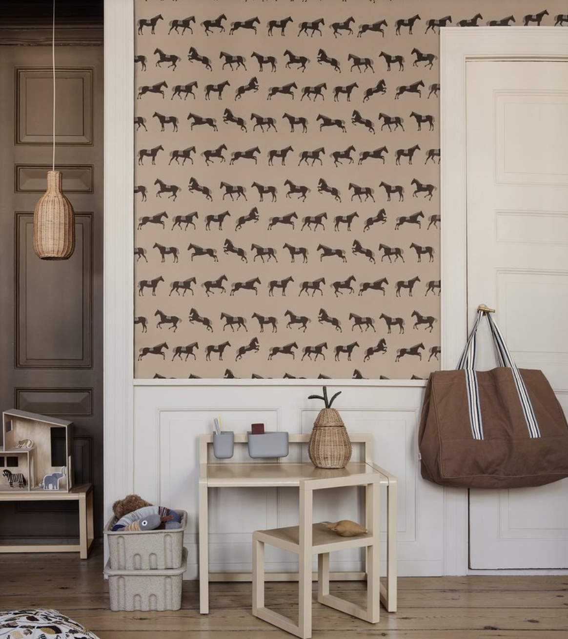 ferm LIVING Wallpaper - Horses