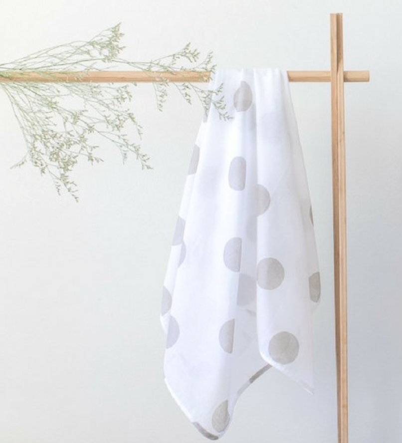 Thumbnail: Organic cotton spotted muslins