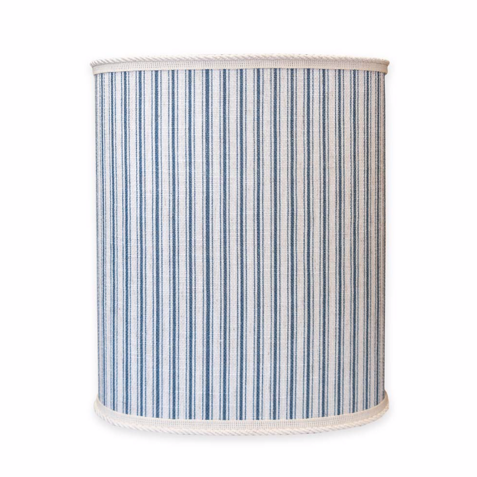 Thumbnail: Riviera Wall Light - Blue Ticking Stripe