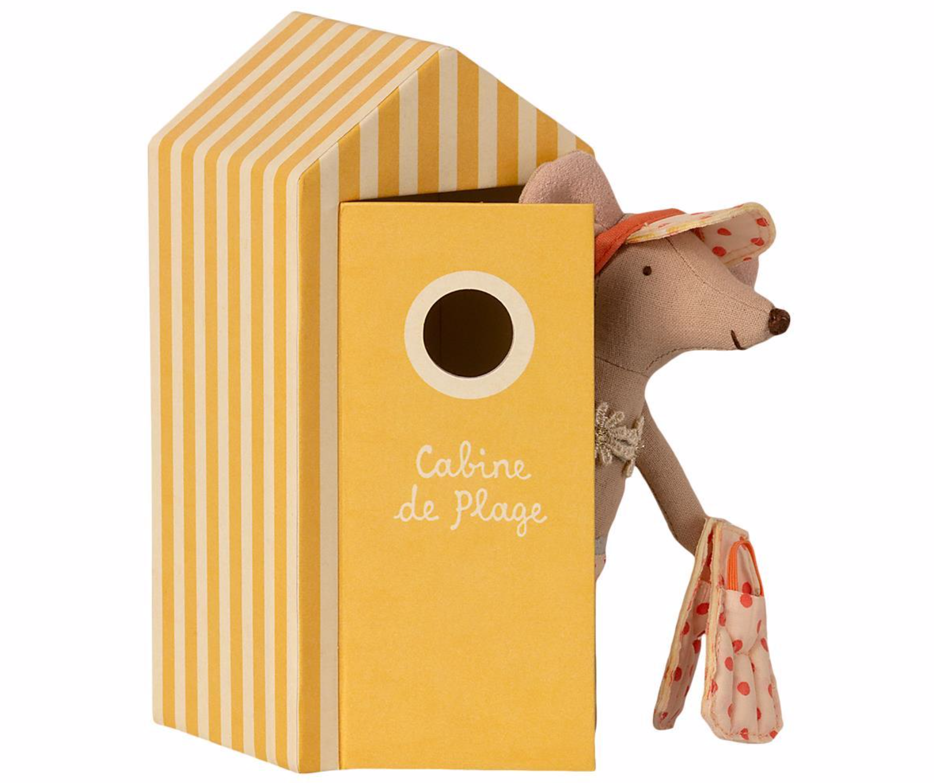 Maileg Beach Big Sister Mouse with Cabin