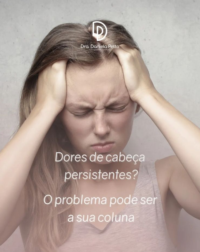 Dores de cabeça persistentes? O problema pode ser a sua coluna