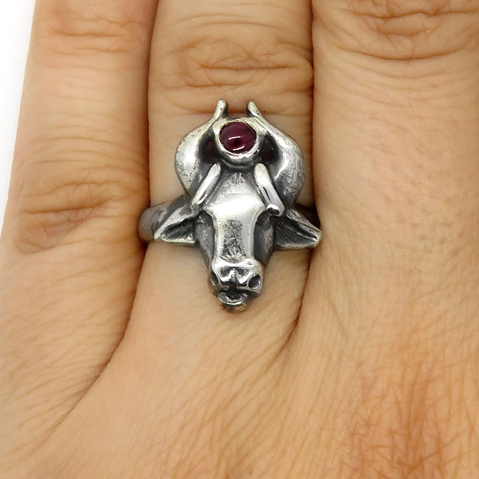 Thumbnail: Goddess Hathor Ring - Ancient Egyptian Occultism