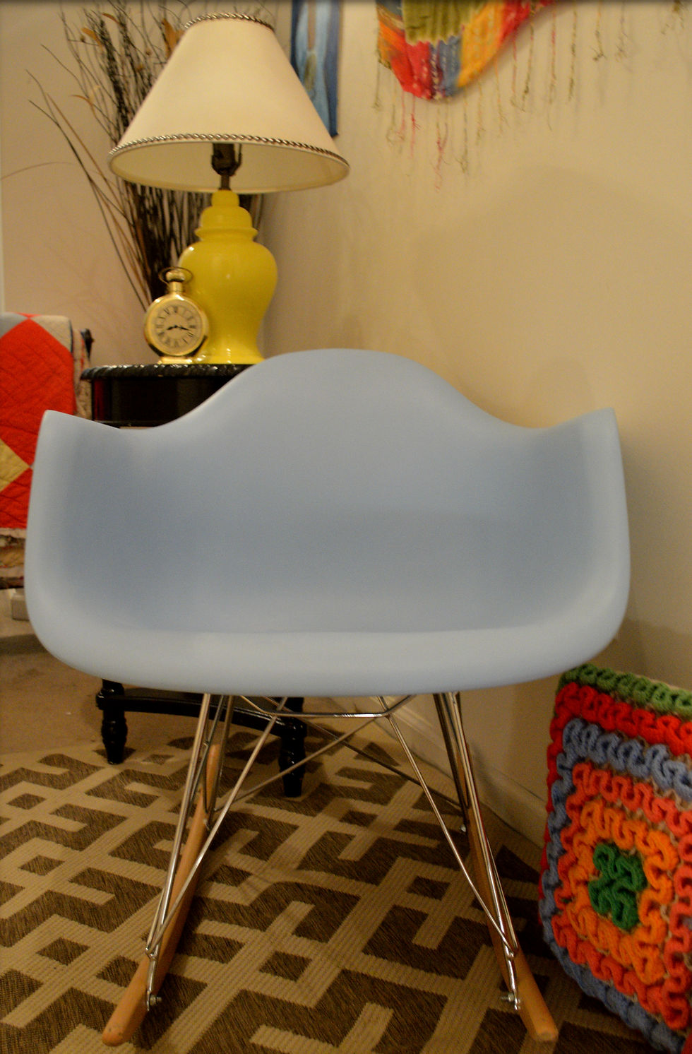 Thumbnail: Eames Style Rocking Chair