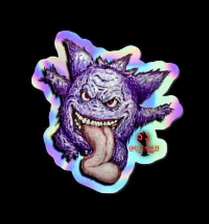 Lavender Ghost Sticker
