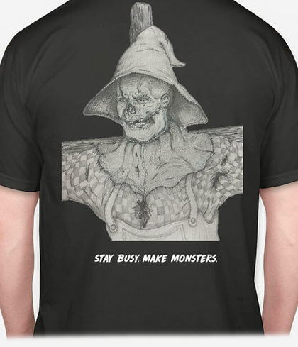 Scarecrow Adult T-shirt GrayCorpseFX